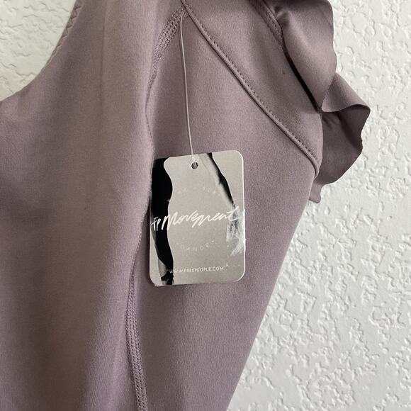 Free People Elegant Ruffle Sleeve Bodysuit  Size L - Picture 6 of 11